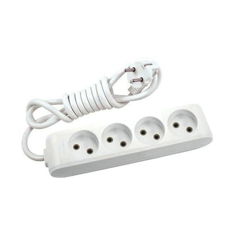 Подовжувач Panasonic X-tendia 4 гнізда зі шторками 5 м Сірий (WLTB02452GR-UA)