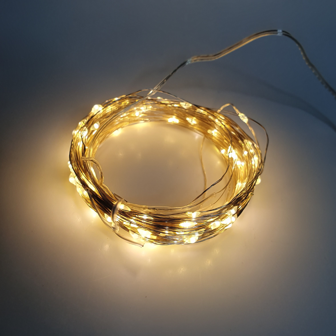 Гирлянда роса LED 20 м Теплый свет (MJ0-D2J)