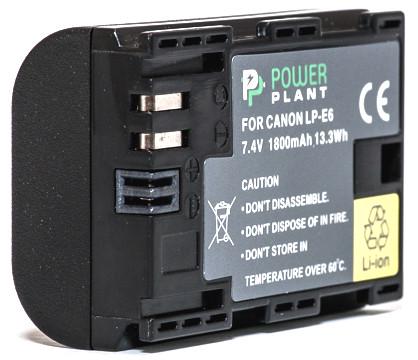 Аккумулятор Power Canon LP-E6 Chip 1800mAh