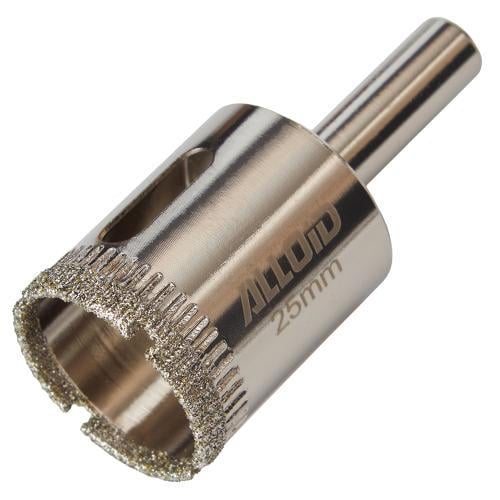 Сверло корончатое Alloid Base алмазное по стеклу и керамике 25 мм (GS-50025)