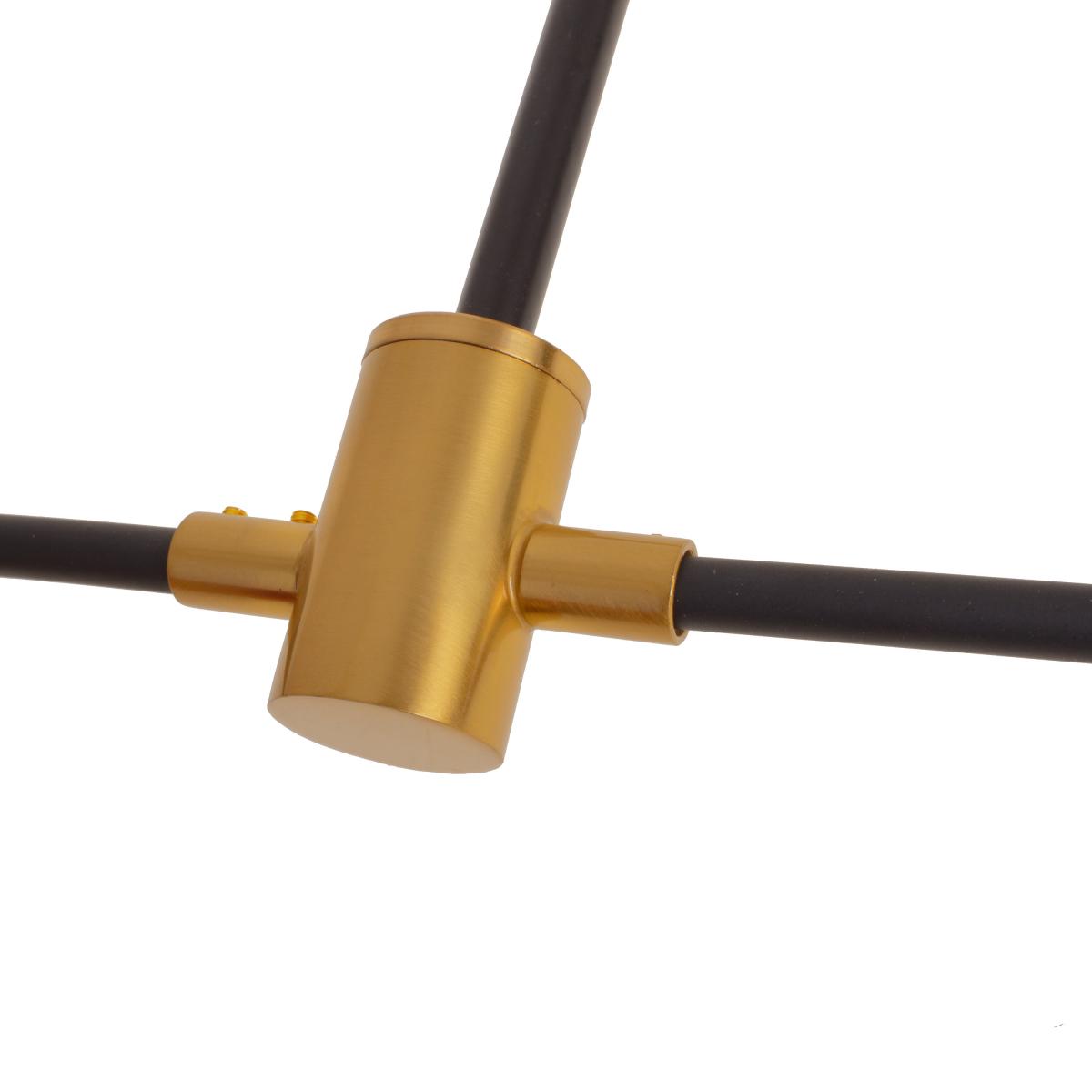 Люстра Brille BL-680S/3 E27 BK/G - фото 3