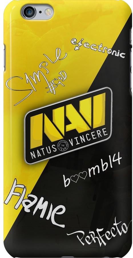 Чехол силиконовый FTS для Apple iPhone 6 Plus /6s Plus Natus Vincere Автографы (60026532)