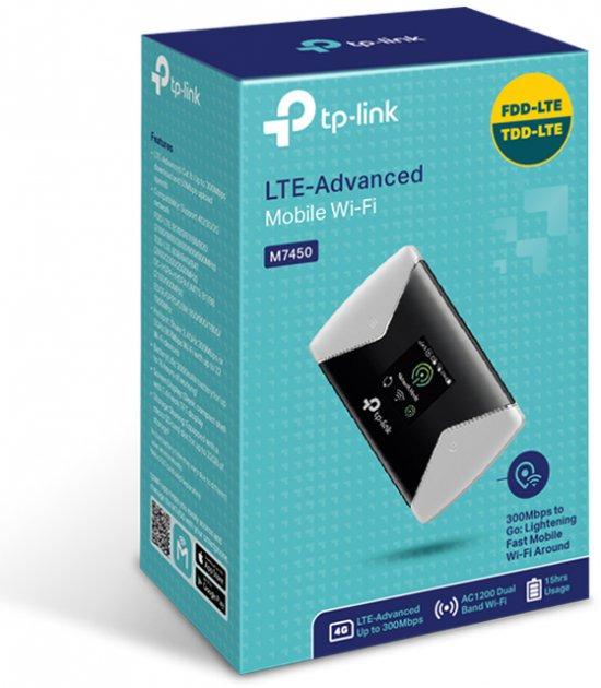 Маршрутизатор мобильный 4G TP-Link M7450 беспроводной 300 Мбит/с (570784) - фото 3