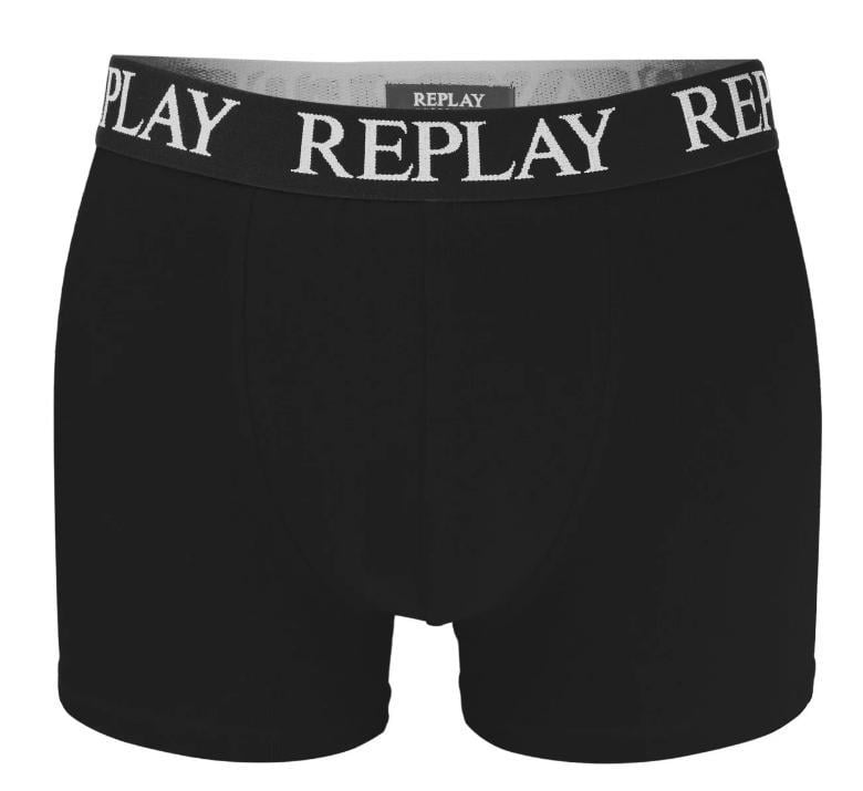 Труси боксери чоловічі анатомічні Replay 2 шт. XL Чорний/Червоний. (102397554) - фото 5 Труси боксери чоловічі анатомічні Replay 2 шт. XL Чорний/Червоний. (102397554) - фото 5