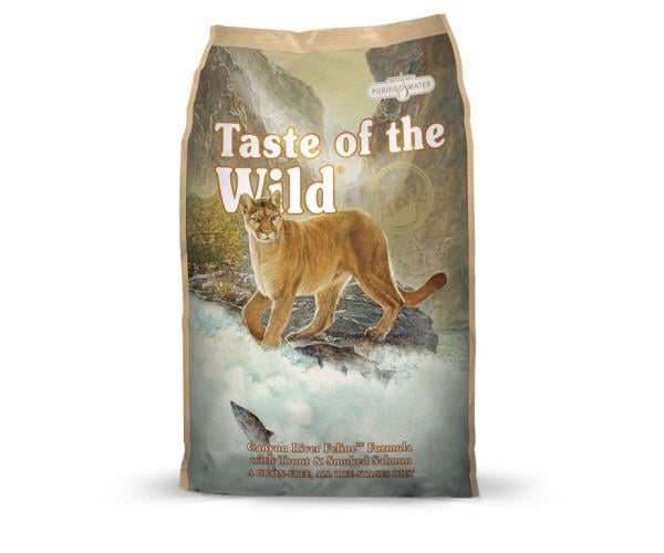 Корм сухий для кішок Taste of the Wild Canyon River Feline Formula з фореллю та копченим лососем для всіх порід на всіх стадіях життя 2 кг