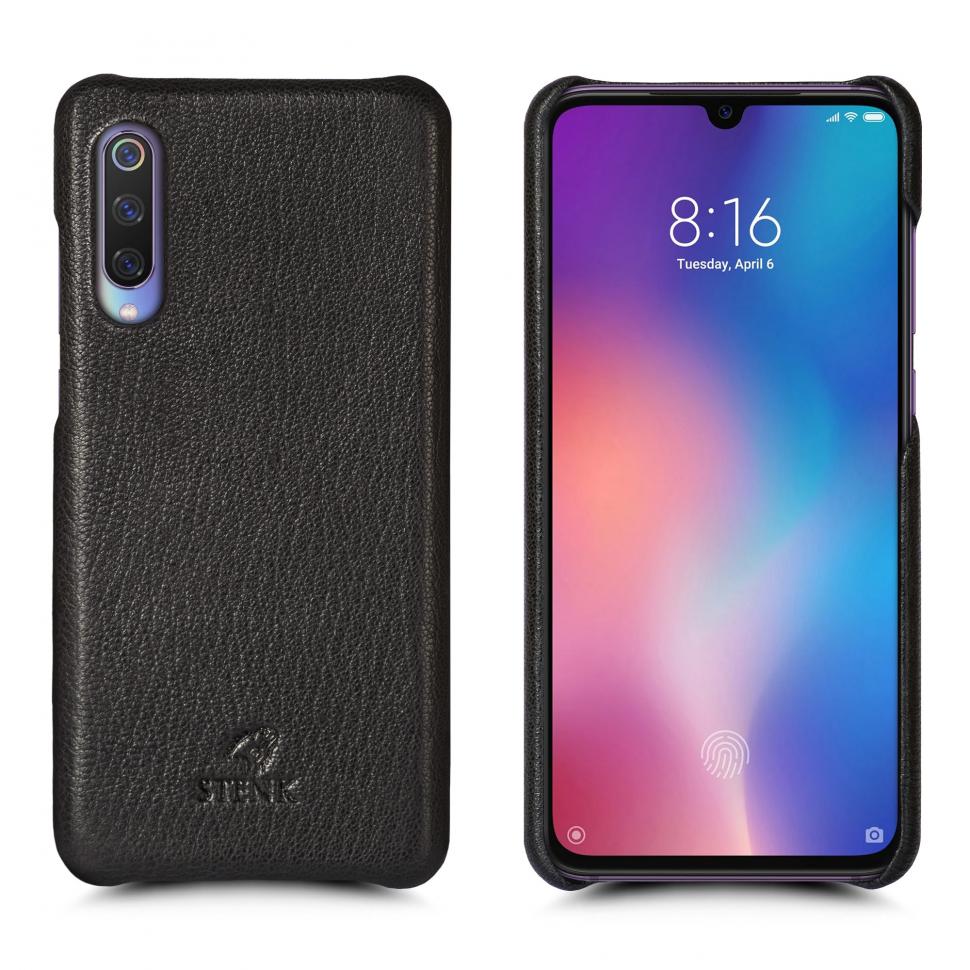 Кожаная накладка Stenk Cover для Xiaomi Mi 9 SE Черный (69473)