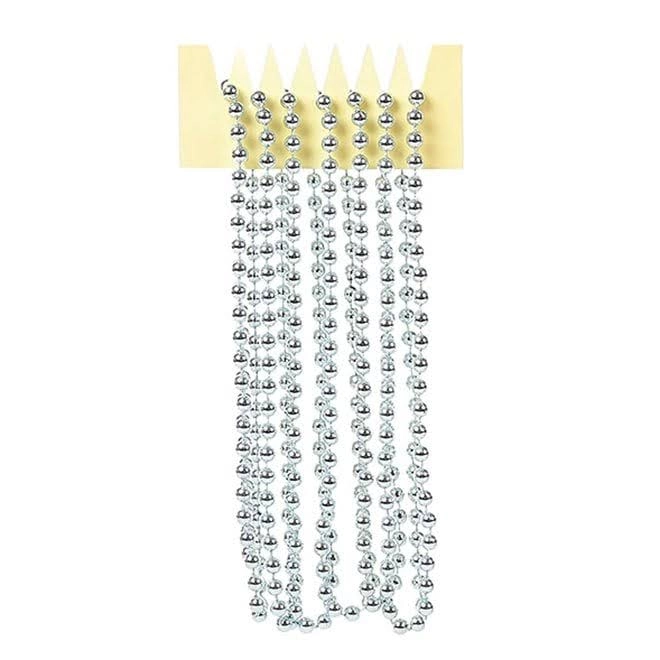 Ожерелье пластиковое голубое 6 мм х 2,7 м Голубой 11707)