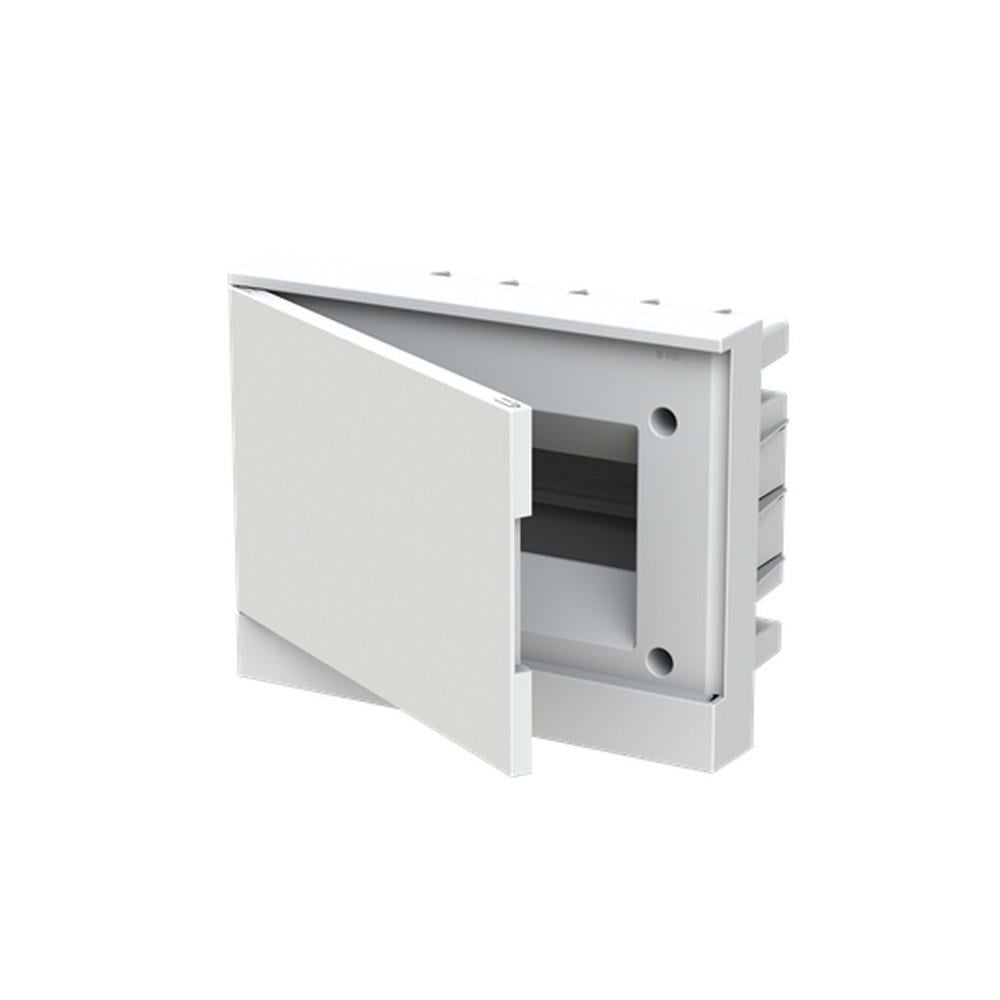Щит распределительный пластиковый ABB basic E встраиваемый 8 модулей IP41 непрозрачные дверцы Белый (1SZR004002A1103)