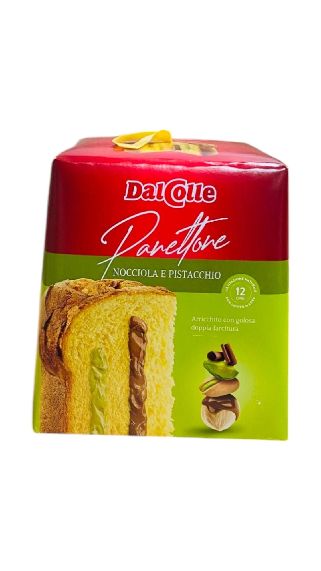 Панеттон з шоколадно-фісташковим кремом Dall Colle 750 г (25239203)
