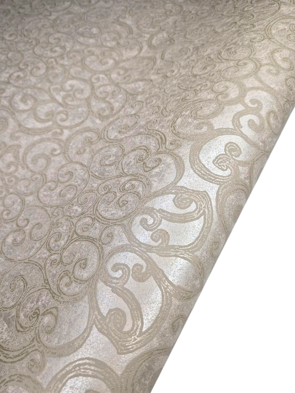 Шпалери вінілові на флізеліновій основі Marburg 57304 для спальні/коридору/залу Бежевий/Кавовий (2296309901) - фото 3
