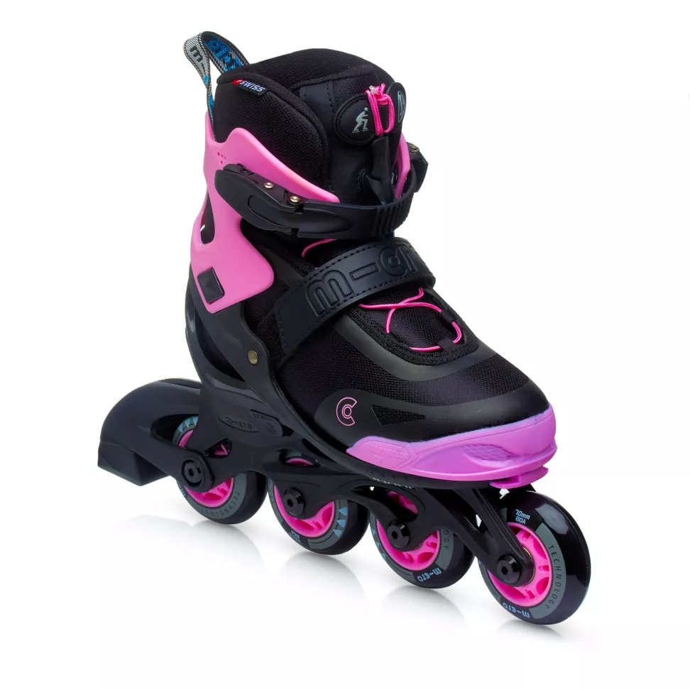 Роликовые коньки Micro Cosmo Joy р. 37-40 Black/Pink