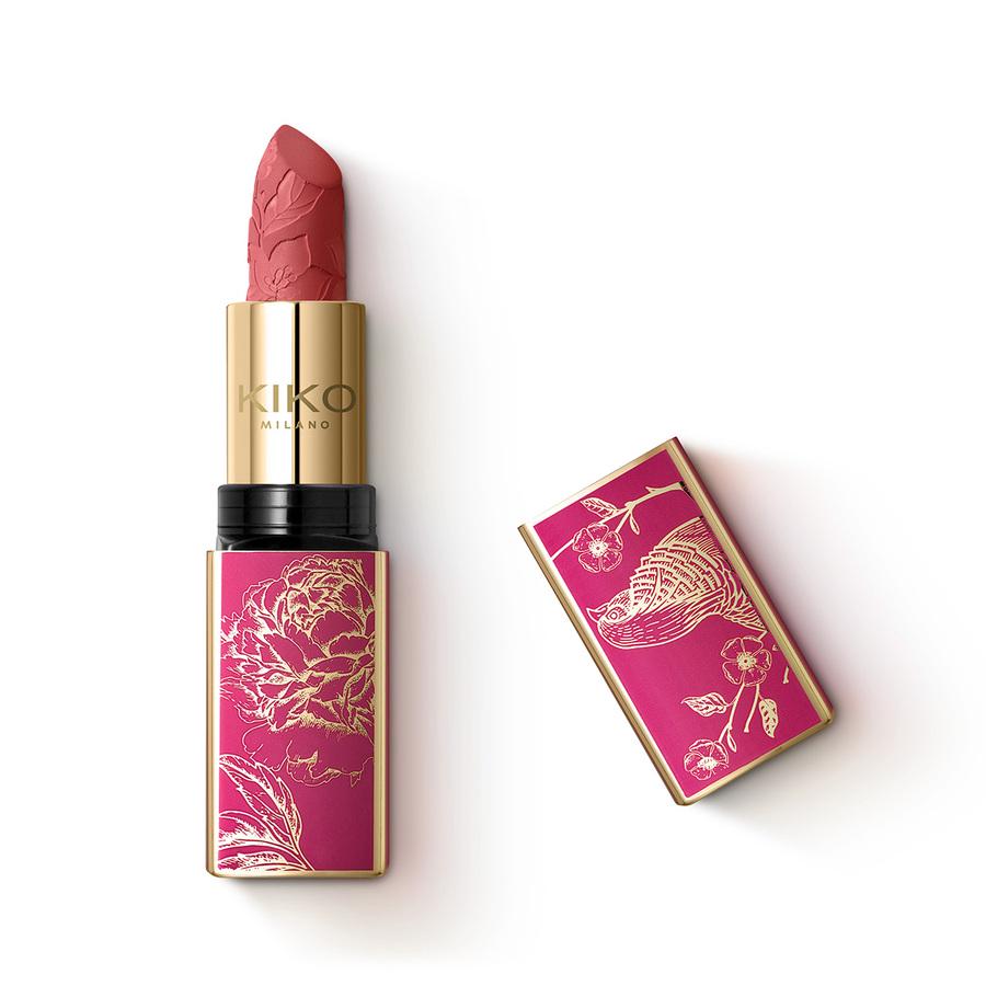 Матовая помада Charming Escape Luxurious Matte Lipstick Kiko Milano 03 Элегантный Полисандр