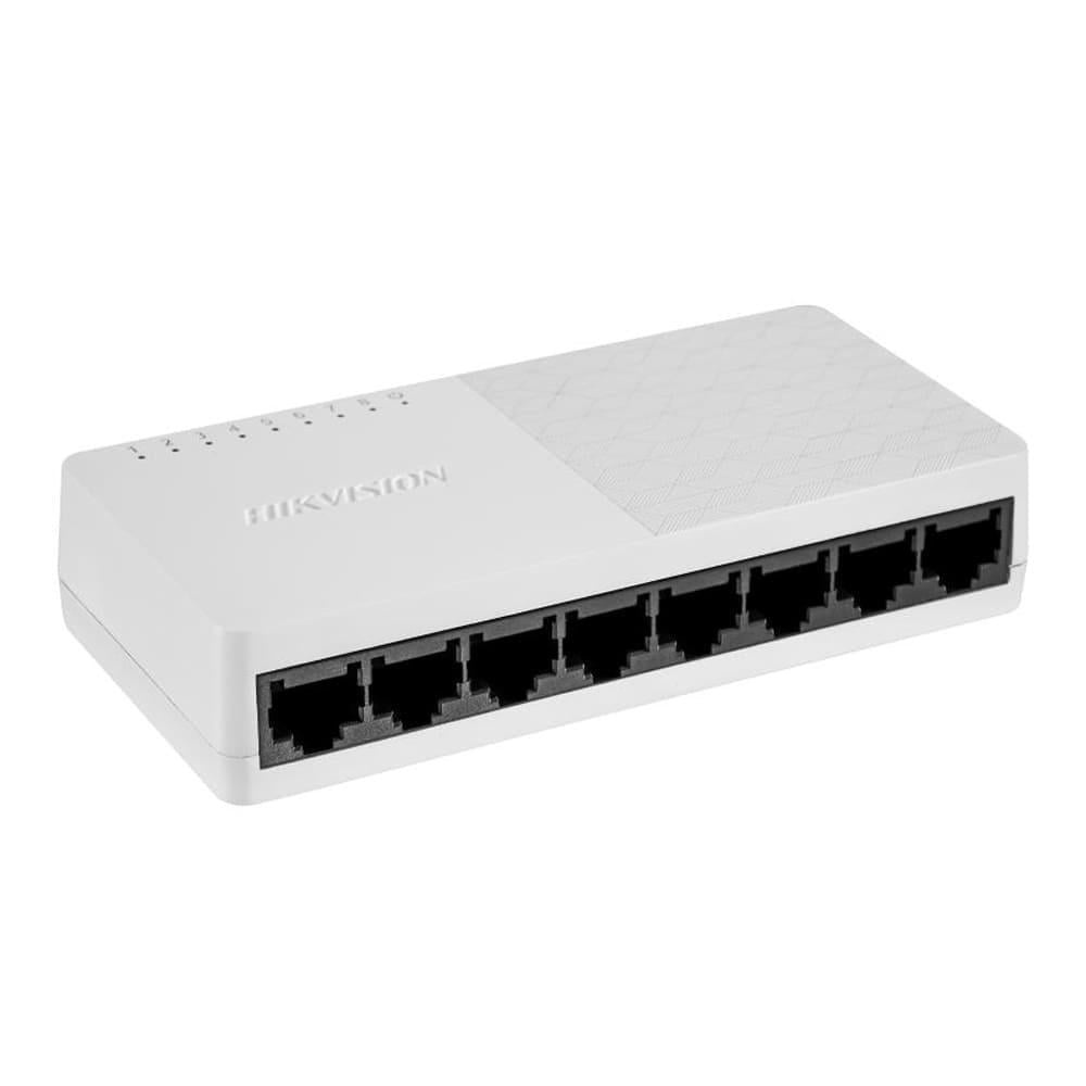 Коммутатор Hikvision 8-портовый гигабитный неуправляемый DS-3E0508D-O