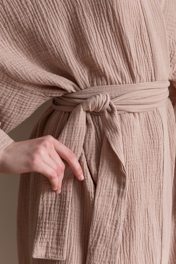 Халат мусліновий FORLY Latte ONE (ML0035-01-04) - фото 5 Халат мусліновий FORLY Latte ONE (ML0035-01-04) - фото 5