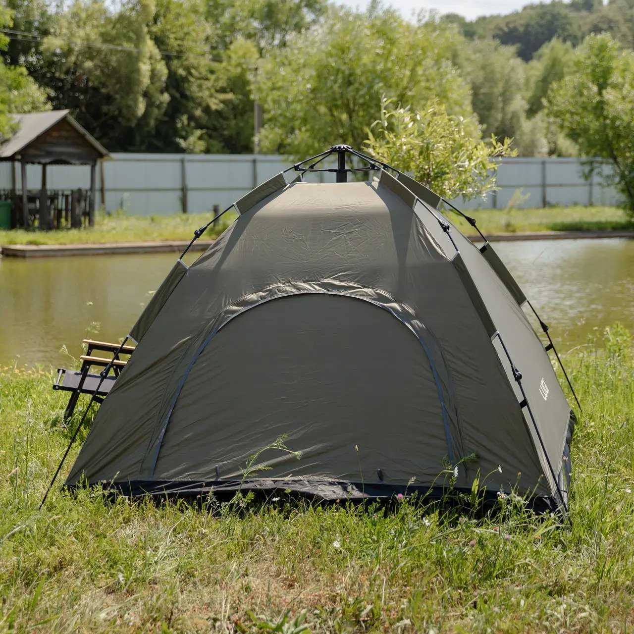 Палатка туристическая 2-местная автоматическая 200х200х140 см (04e19e89) - фото 2 Палатка туристическая 2-местная автоматическая 200х200х140 см (04e19e89) - фото 2