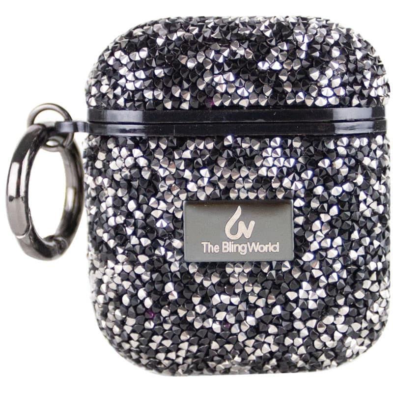 Чохол Bling World Rock Diamond для навушників AirPods 1/2 Чорний (00000057525_1)