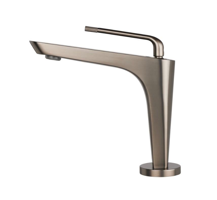 Смеситель для умывальника с PVD покрытием Nett DGr-21 Графит (31293234) Смеситель для умывальника с PVD покрытием Nett DGr-21 Графит (31293234)