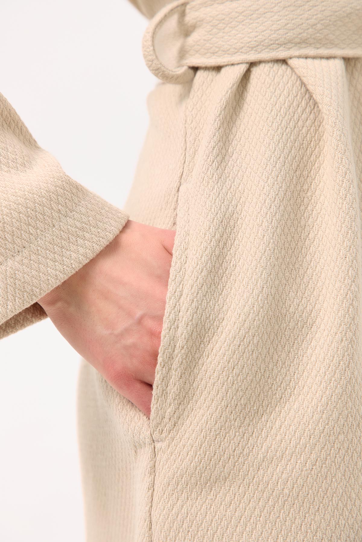 Халат-кимоно Lotus Home Samma L/XL Бежевый (26029349) - фото 5