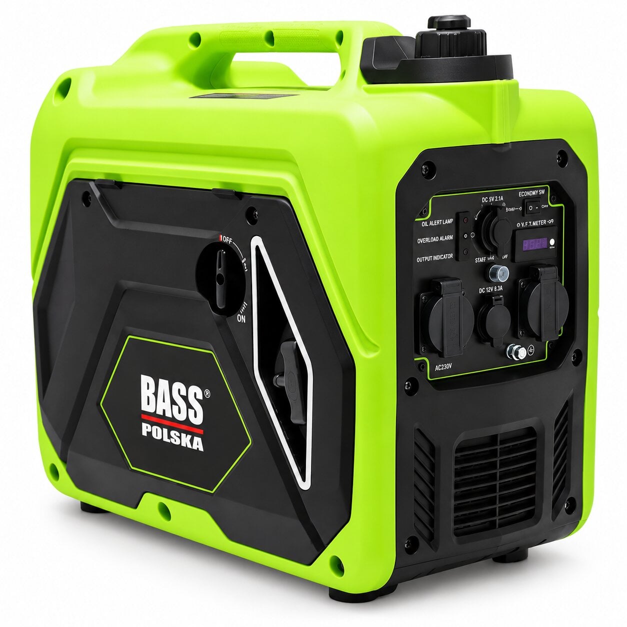Генератор бензиновый Bass Polska 5033 2 розетки USB инверторная электростанция 8 л 65 дБ 3,9 кВт (39209877)