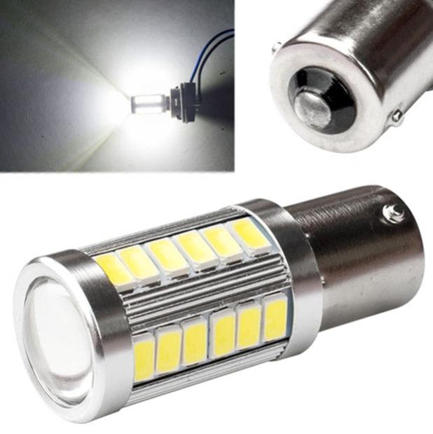 Лампа LED в автомобіль 1156 BA15S P21W 33 SMD 5630 біле світло (c4d93d2e) - фото 2 Лампа LED в автомобіль 1156 BA15S P21W 33 SMD 5630 біле світло (c4d93d2e) - фото 2