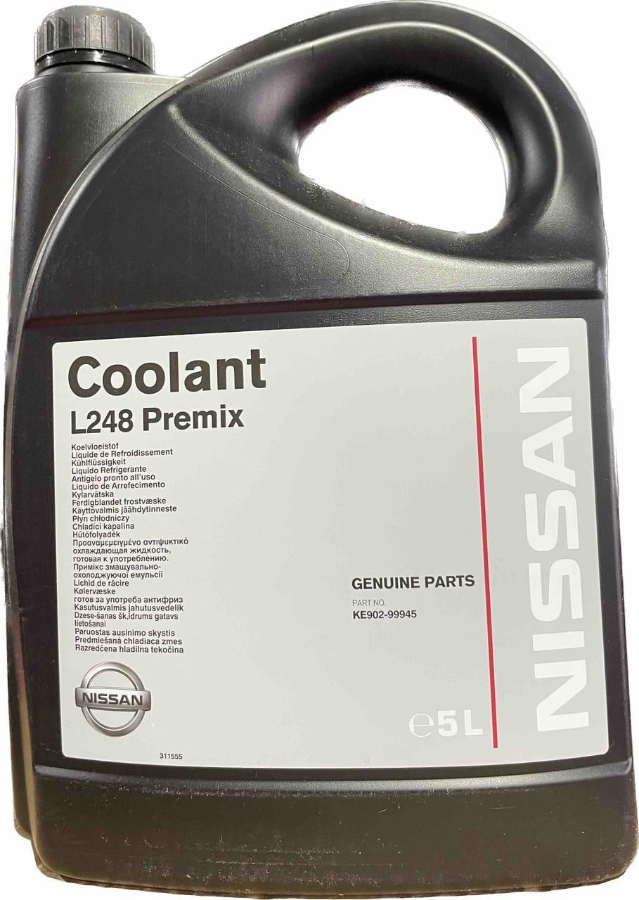 Антифриз Nissan Coolant L248 Premix готовый 5 л (KE90299945)
