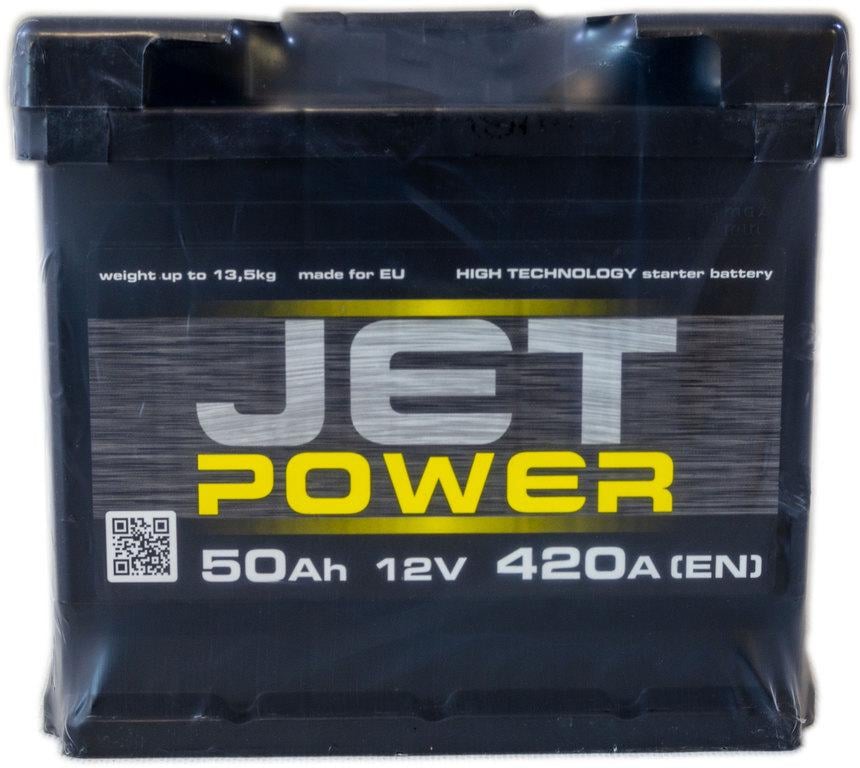 Акумулятор Jet Power 50 пряма плюс зліва 420 А (000034126)