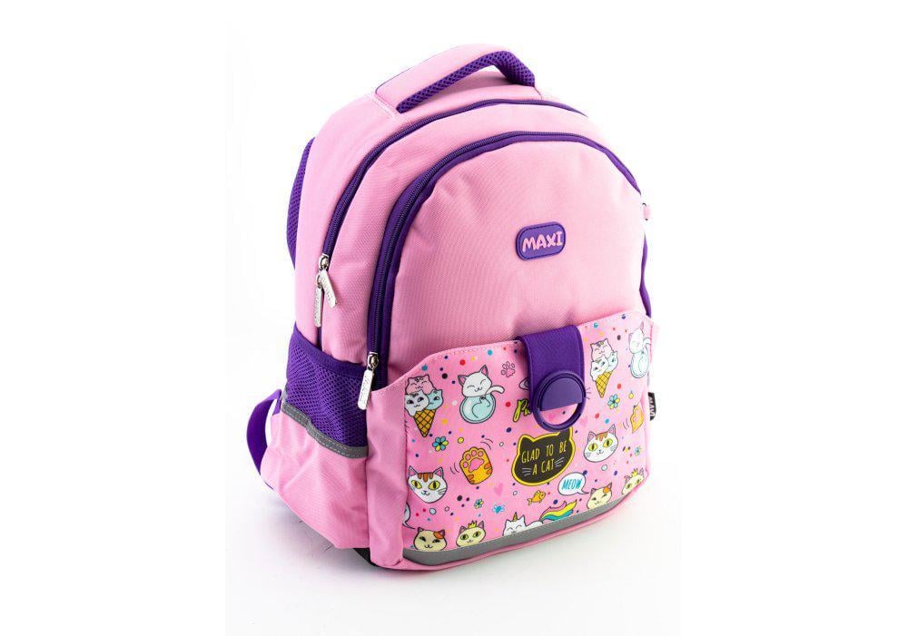 Рюкзак школьный Maxi 36x27x16 см 16 л Розовый (MX86828)