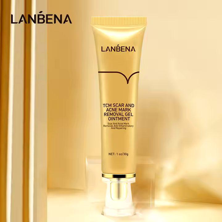 Гель для удаления шрамов от акне прыщей черных точек LANBENA TCM Scar Removing Gel 30 мл - фото 4