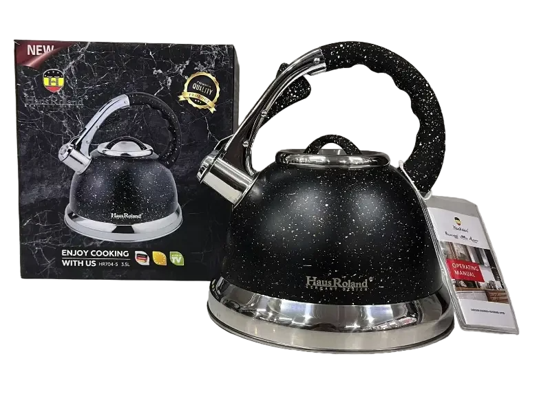 Чайник HR704-5 с гранитным покрытием 3,5 л Черный (ВС000374)