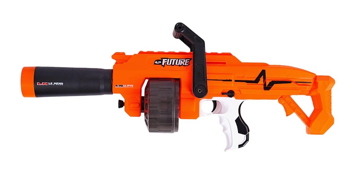 Автомат Epic Rage авмтоматический/бумажная мишень/30 патронов Orange (156151)