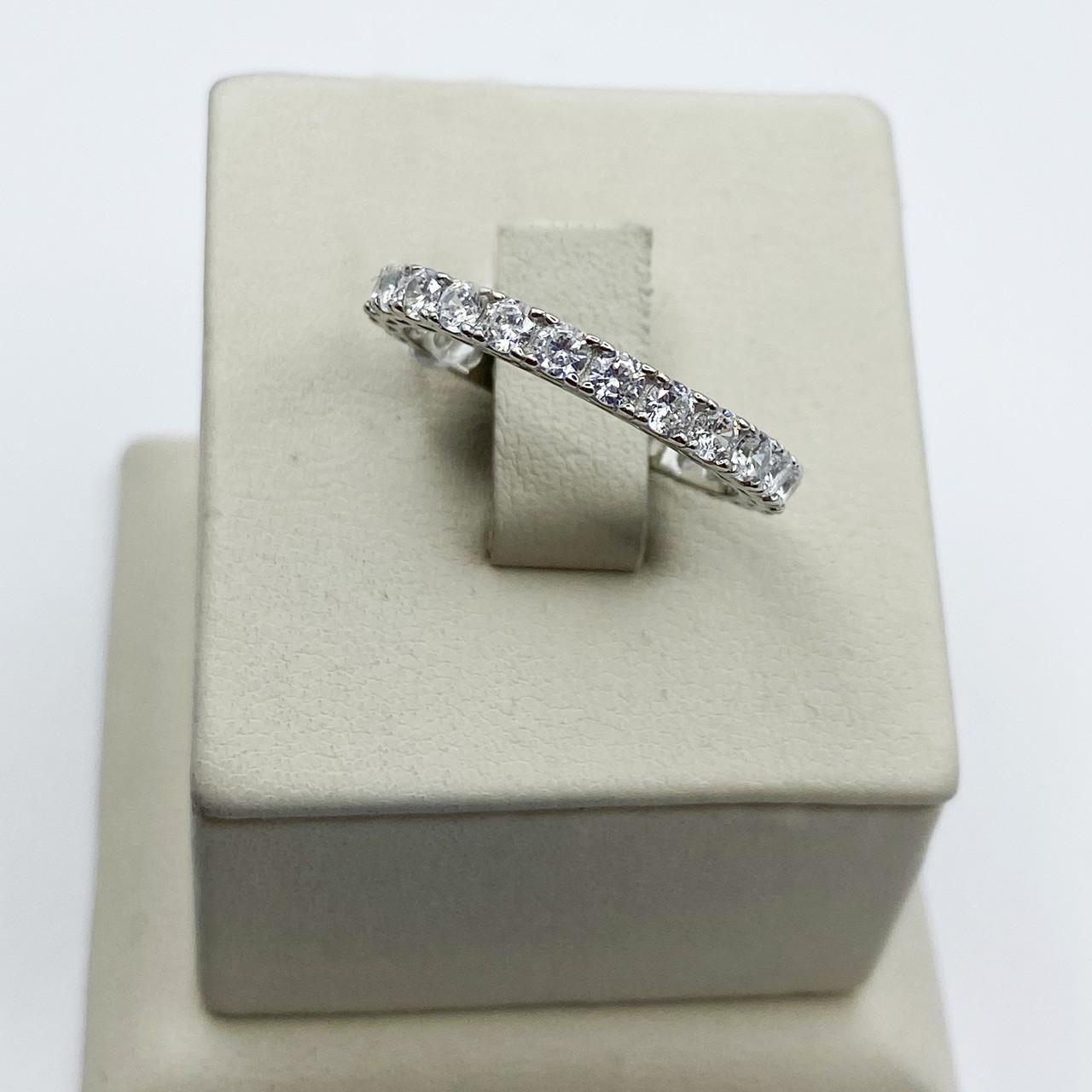 Кольцо серебряное с кубическим цирконием р. 17,5 2,16 г (2024051656)