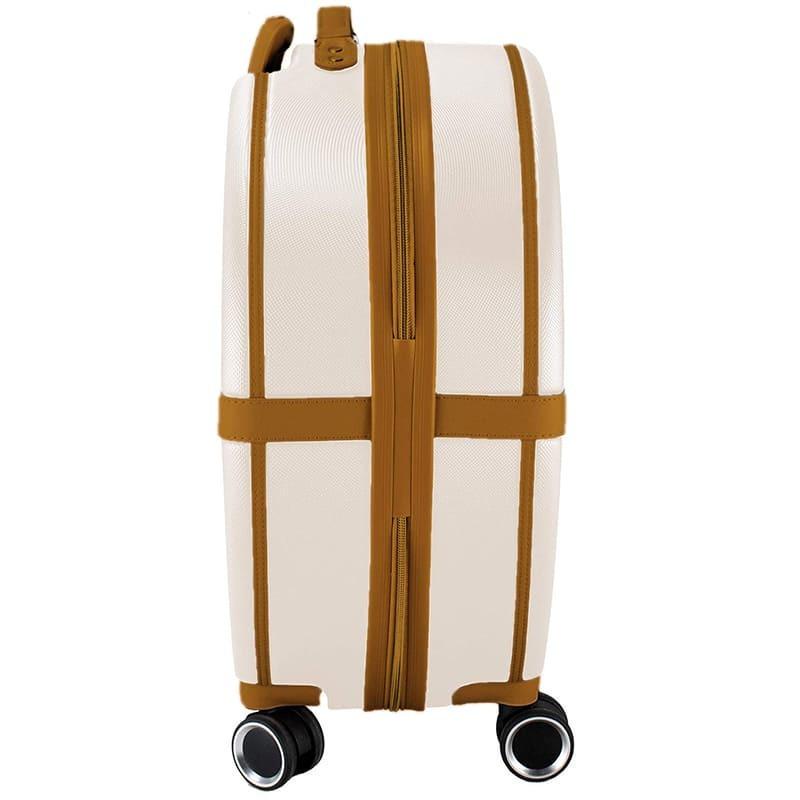 Валіза SEMI LINE 24" M 49 л Ecru/Brown (DAS302667) - фото 5