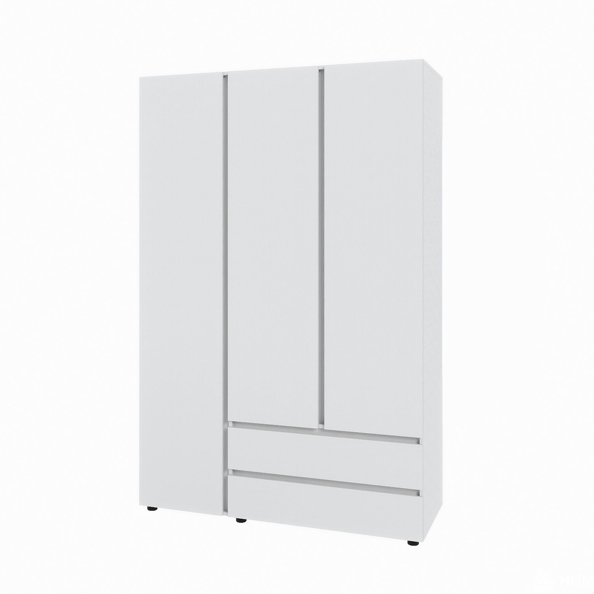 Шкаф Everest Лайт ШЛ-3 1365х500х2080 мм Нимфея альба (11152) - фото 1 Шкаф Everest Лайт ШЛ-3 1365х500х2080 мм Нимфея альба (11152) - фото 1