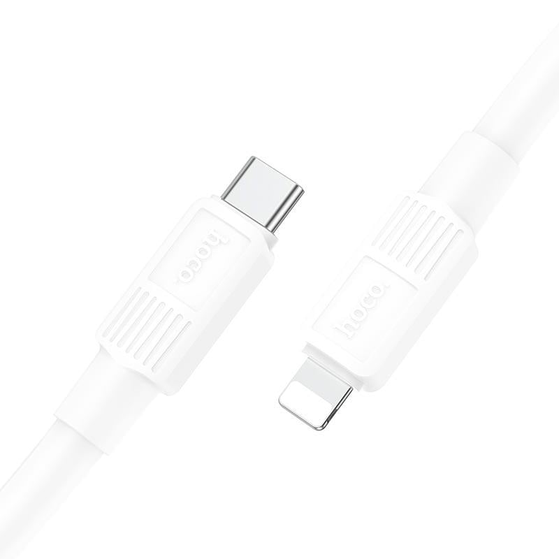 Кабель Hoco Type-C to Lightning Solid PD Charging X84 1 м 20W White (e9e56ce6) - фото 3