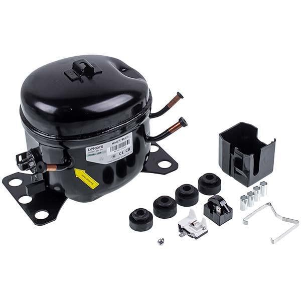 Компрессор для холодильника WhiceTech L69QDYG R600a 130 W с пусковым реле