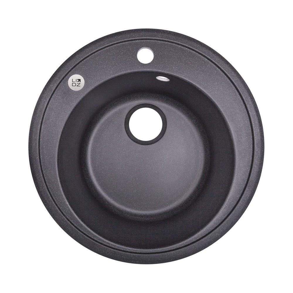 Мойка кухонная Lidz D510/200 BLA-03 (LIDZBLA03D510200)
