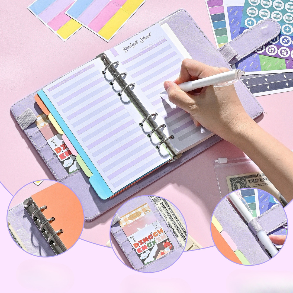 Блокнот-планер для денег бюджета и хранения финансов/для ведения учета дохода формат А6 - фото 5