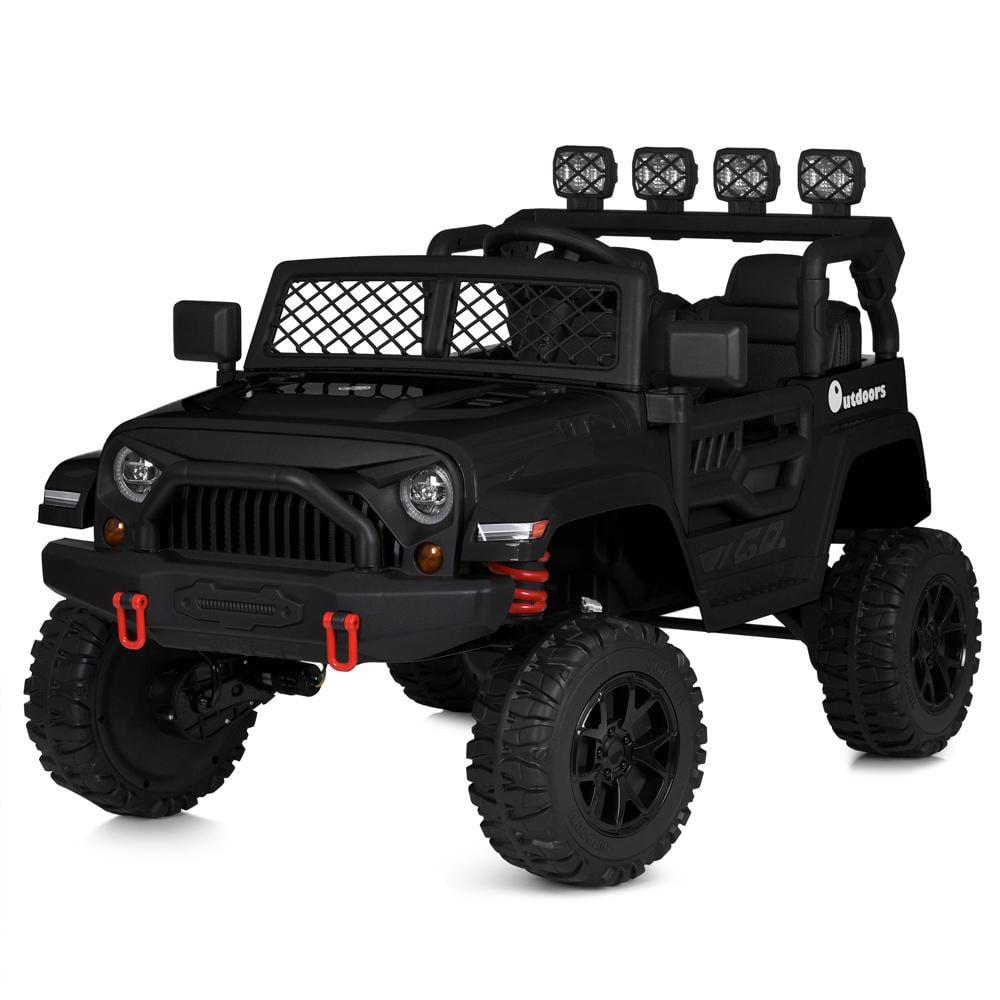 Детский электромобиль двухместный Bambi джип M 5995EBLR 24V Черный