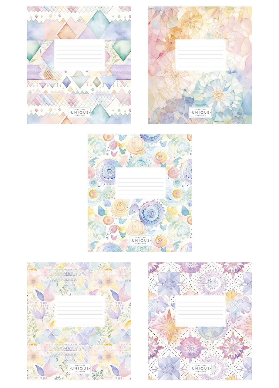 Тетради ученические Школьник Unique в клетку 24 л. 5 шт. (3372 4820006470487)