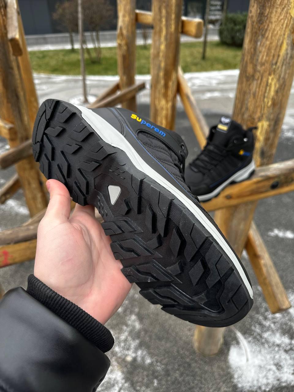 Черевики чоловічі зимові на хутрі з мембраною Bonote р. 41 26 см Чорний (30302640) - фото 7 Черевики чоловічі зимові на хутрі з мембраною Bonote р. 41 26 см Чорний (30302640) - фото 7