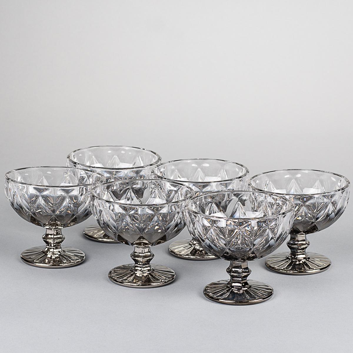 Набор креманок Elisey Обсидиан 6 шт. (8428-057)