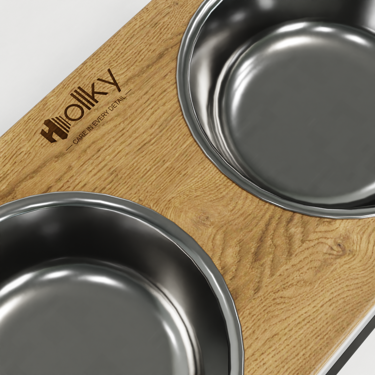 Миски на підставці для дуже великих собак Hollky Base XXL40 2х2,8 л (BXXL40-643240-GRNT) - фото 7 Миски на підставці для дуже великих собак Hollky Base XXL40 2х2,8 л (BXXL40-643240-GRNT) - фото 7