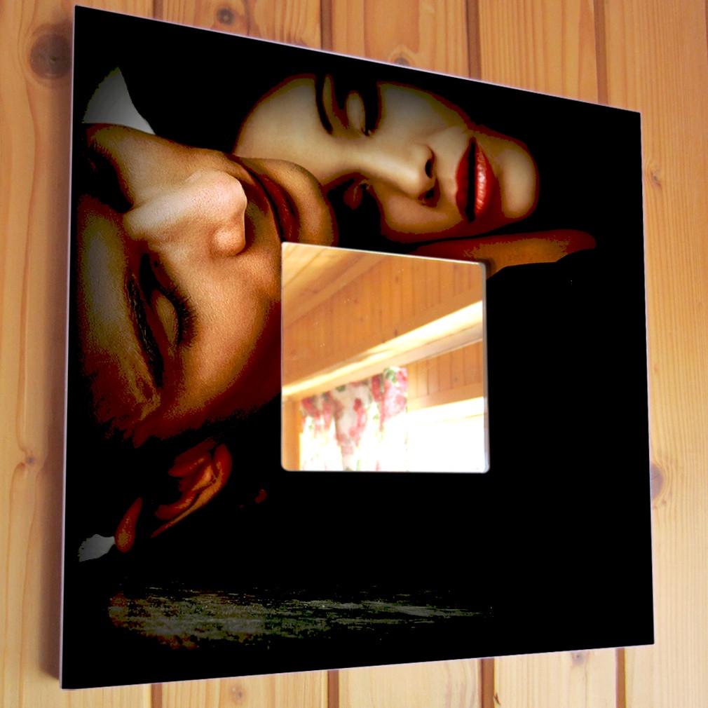 Зеркало декоративное Влюбленный пар 260х260 мм (M00581)