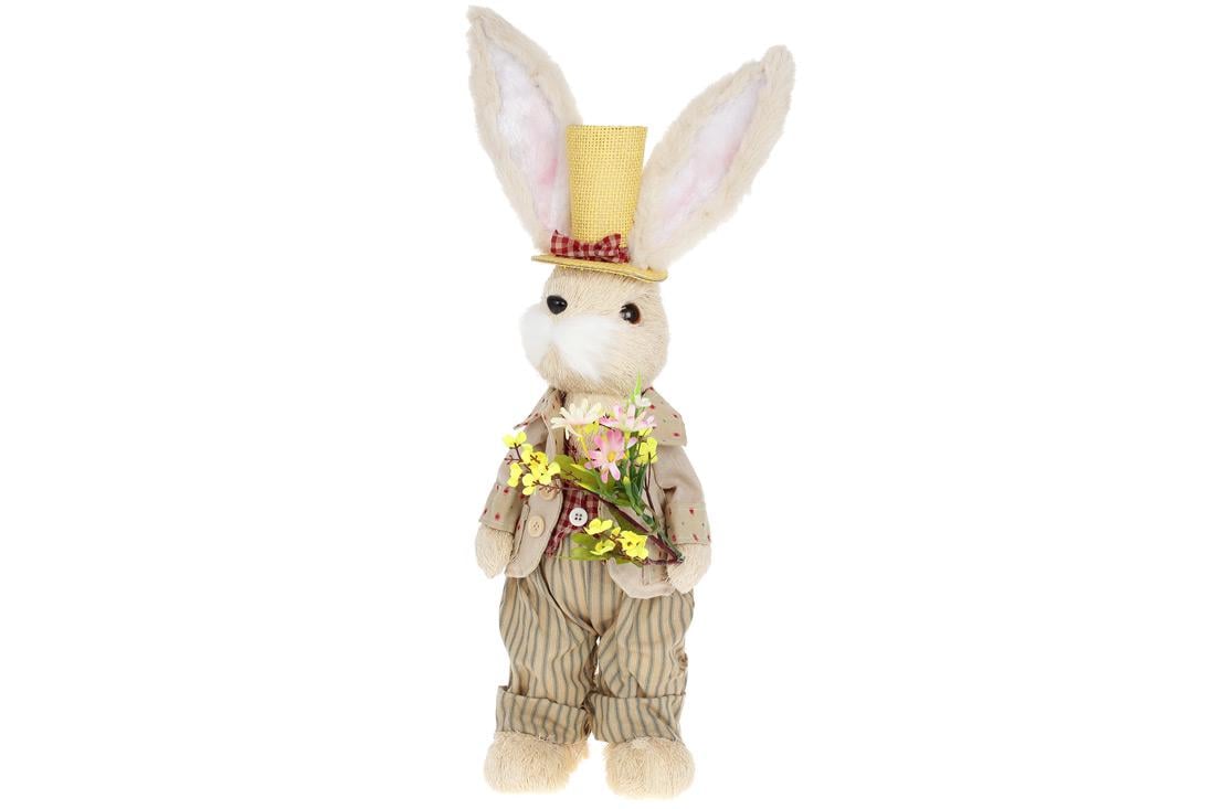 Фигурка декоративная BonaDi Заяц в шляпе 51 см (743-850)