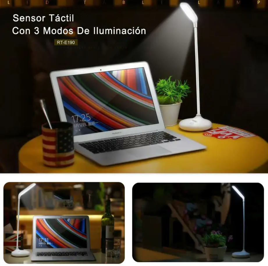 Настольная лампа Remax RT-E190 LED Eye Protecting со встроенным аккумулятором до 5 ч. 1200 mAh 6000K White (20829901) - фото 9 Настольная лампа Remax RT-E190 LED Eye Protecting со встроенным аккумулятором до 5 ч. 1200 mAh 6000K White (20829901) - фото 9