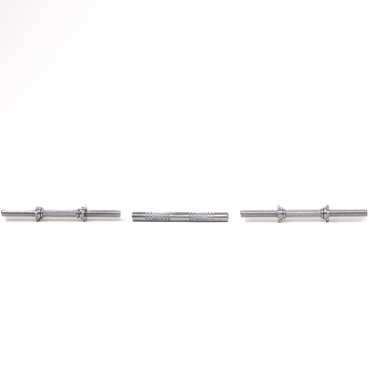 Комплект из гантельных грифов/переходник WCG под штангу металлический 2 грифа гантели Серебристый (W-BC35B21)