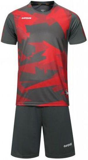 Форма футбольная europaw 022 M Серо-красный