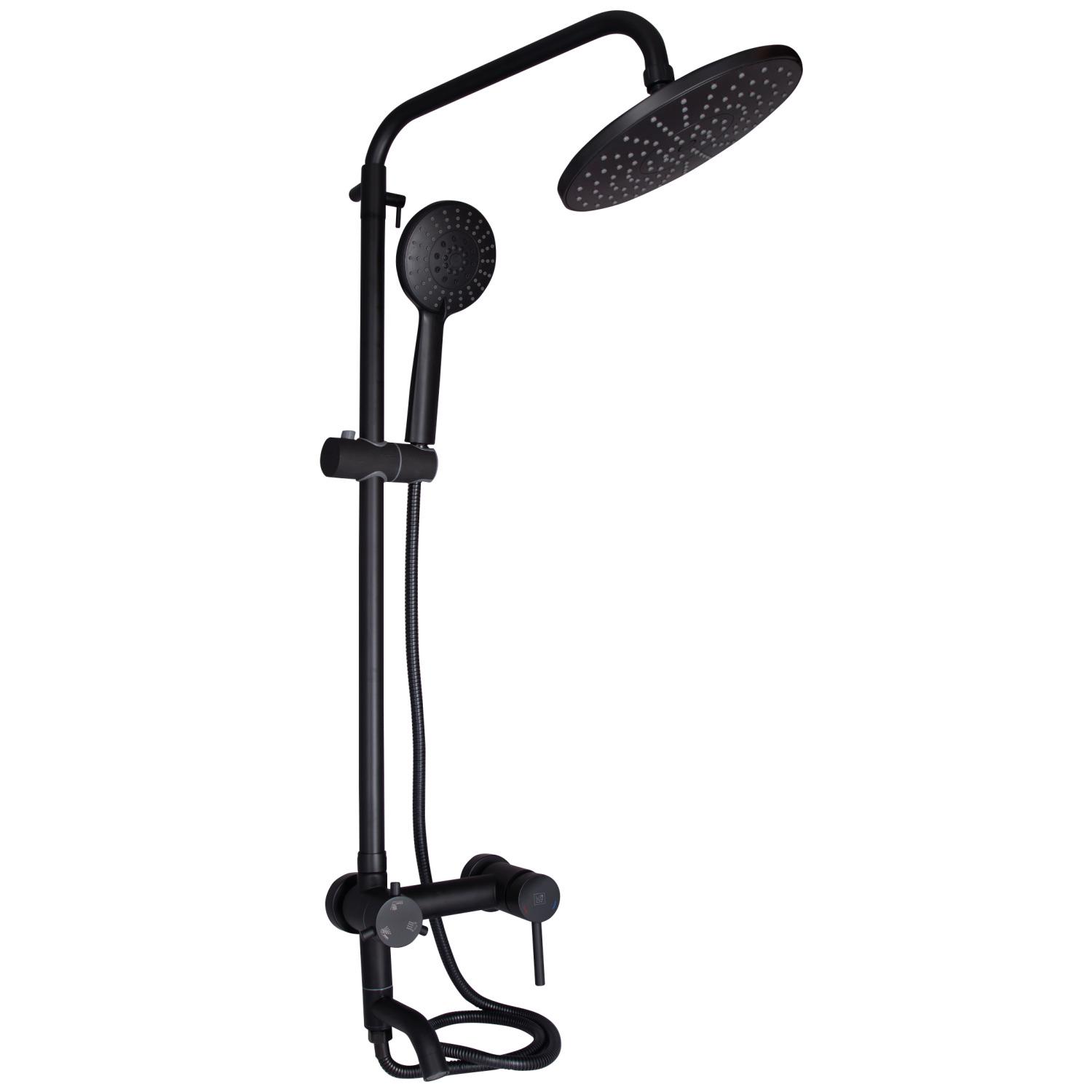 Душова система із змішувачем Lidz Aria 06S-BES LD035AR43371 Чорний (152668)