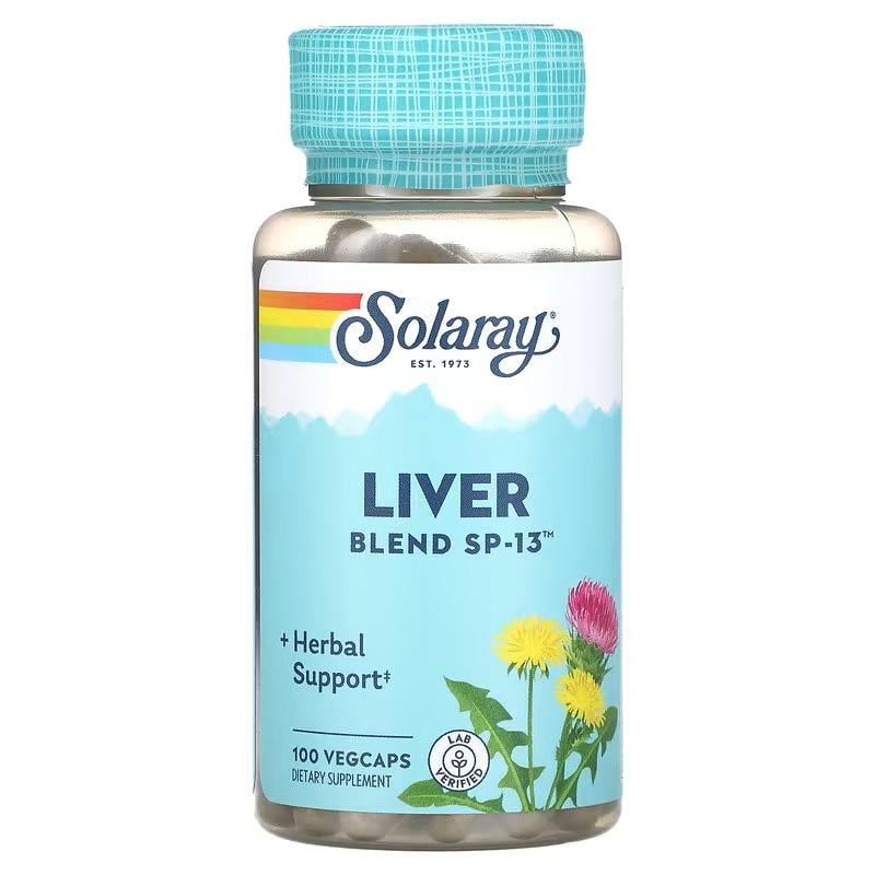 Комплекс для печени Solaray Liver Blend SP-13 100 VegCaps (SOR-02130)