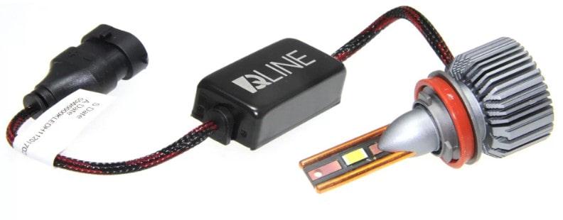 Автолампи Qline Ultra LED +200% 55W H11 6000K 2 шт. - фото 4